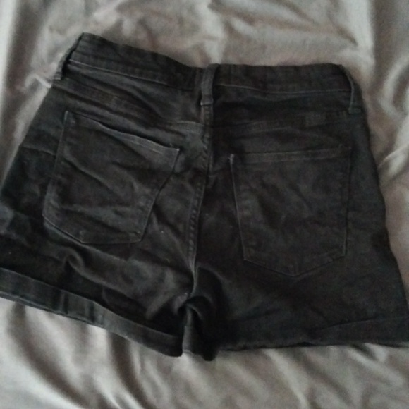 Black Jean Shorts - Picture 2 of 2